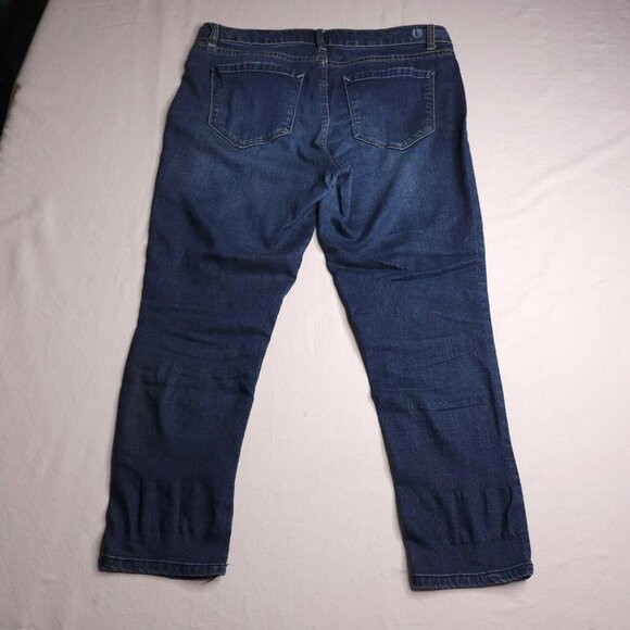 Kensie Skinny Capri Jeans Size 6 Medium Rise - Picture 3 of 7